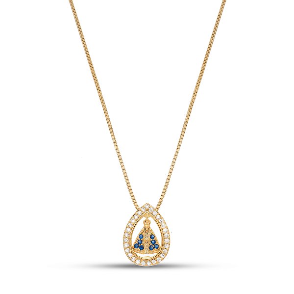 Colar gota Nossa Senhora Aparecida CL 00088