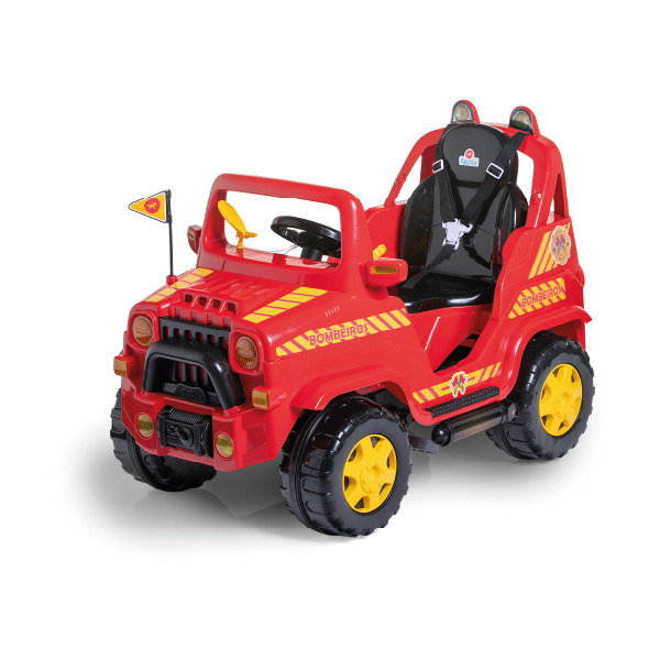 Quadriciclo Jeep Diipi Bombeiros Calesita