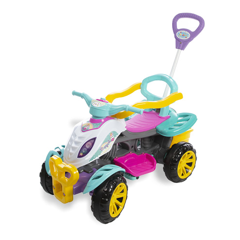 Quadriciclo Menina Branco Maral