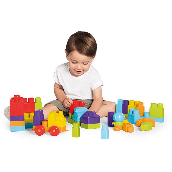 Blocos de Montar Super Blocks 39 Peças Tateti
