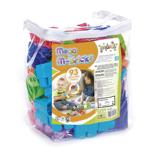 Blocos Mega M-Bricks 93Pçs Maral