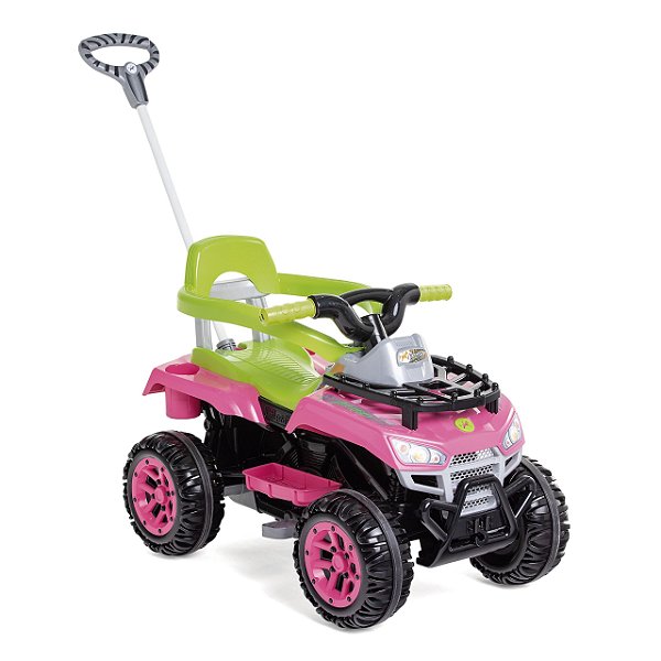 Quadriciclo Pedal e Passeio Cross Up Rosa Calesita