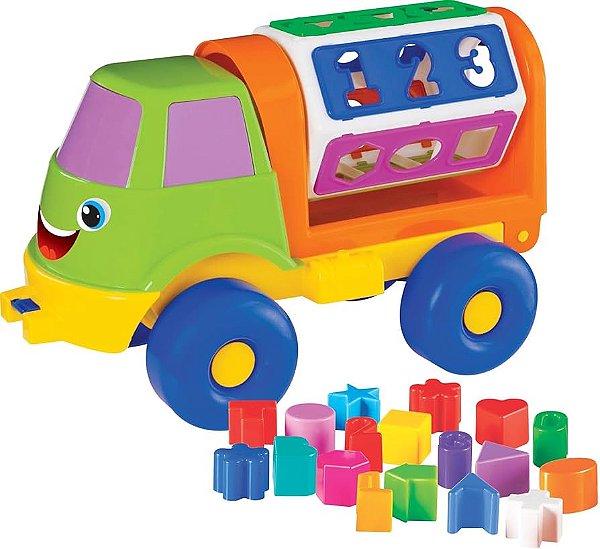 Caminhão Sorriso Didático Mercotoys