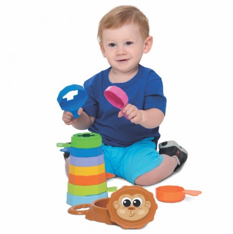Empilha Baby Macaco Mercotoys