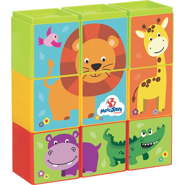 Cubinhos Didáticos 5 em 1 Mercotoys