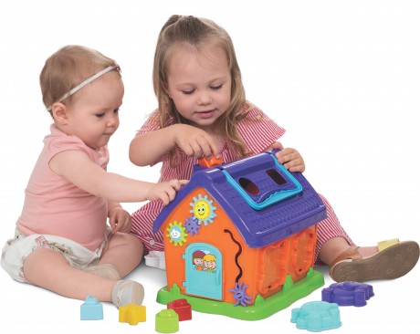 Casinha da Dinda Aranha Educativa Mercotoys - Caixa