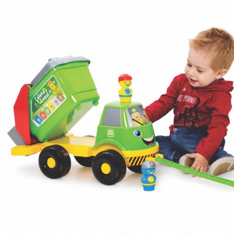 Caminhão Lixo Coleta Seletiva Com Som Mercotoys