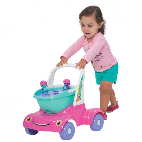 Bebê Passeio Didático Menina Mercotoys