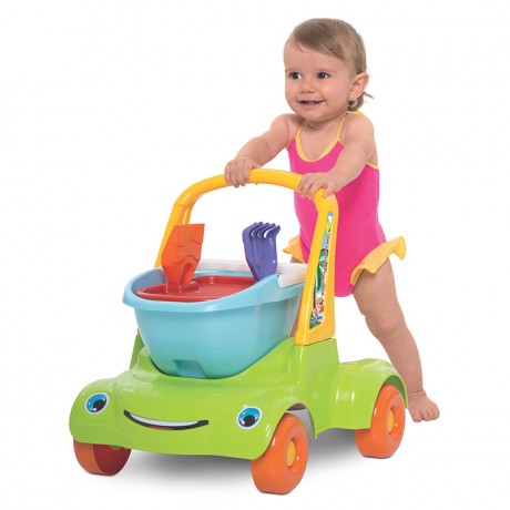Carrinho Bebê Passeio Praia Mercotoys