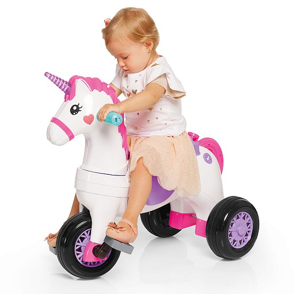 Triciclo Fantasy Unicórnio Rosa Calesita