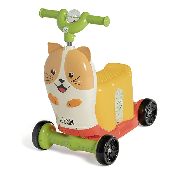Patinete Scooty Cat 3 em 1 Calesita - Lançamento