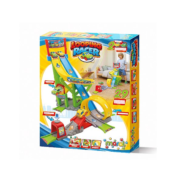 Pista Looping Racer com 2 Carrinhos Maral