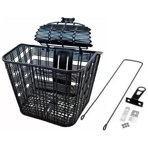 Cesta Plástica com Tampa Flexivel