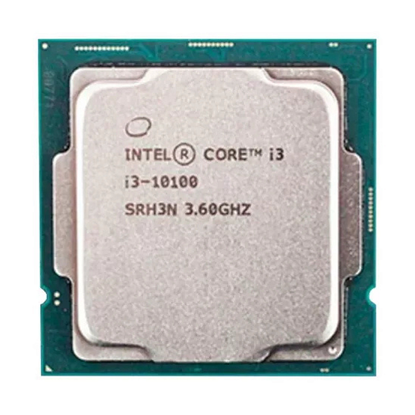Processador Intel Core i3-10100F (Comet Lake), Quad-Core (8 Threads), 3.60 GHz (4.30 GHz Turbo Boost), LGA 1200, 65W, 14 Nm.
