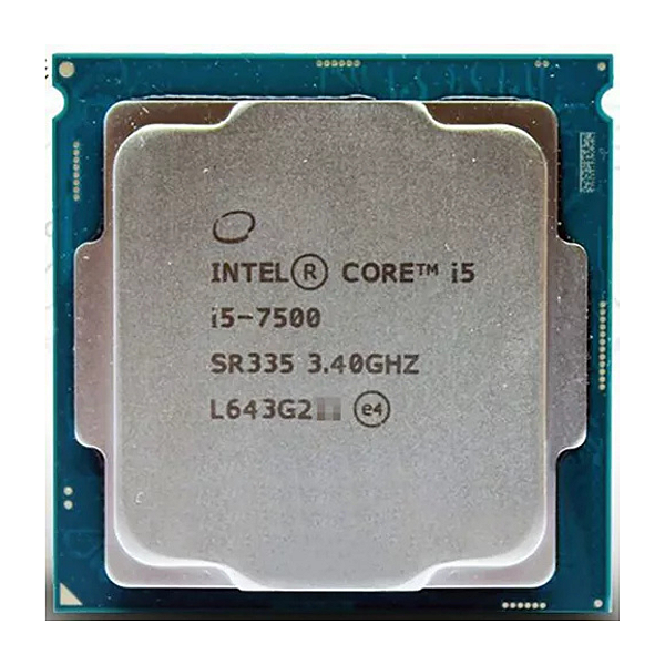 Processador Intel Core i5 7500 (Kaby Lake), Quad-Core, 3.4GHz (3.8GHz Turbo Boost) Cache 6MB LGA 1151 65W, 14 Nm