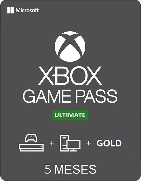 Xbox Game Pass Ultimate 5 Meses Código Brasil