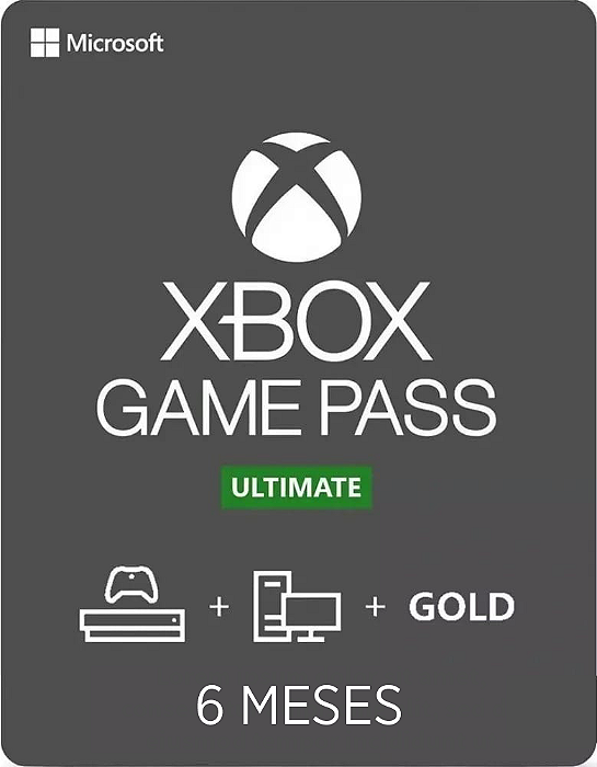 Xbox Game Pass Ultimate 6 Meses Código Brasil