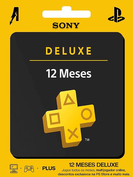 Playstation Plus Deluxe 12 Meses