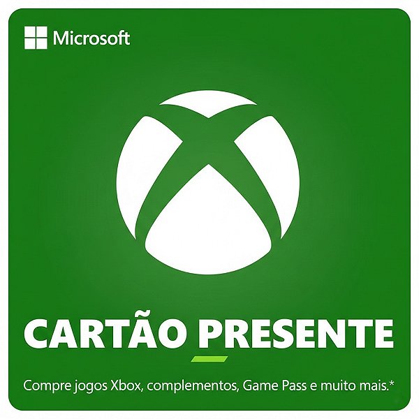 Microsoft Xbox Gift Card Saldo R$25 Reais
