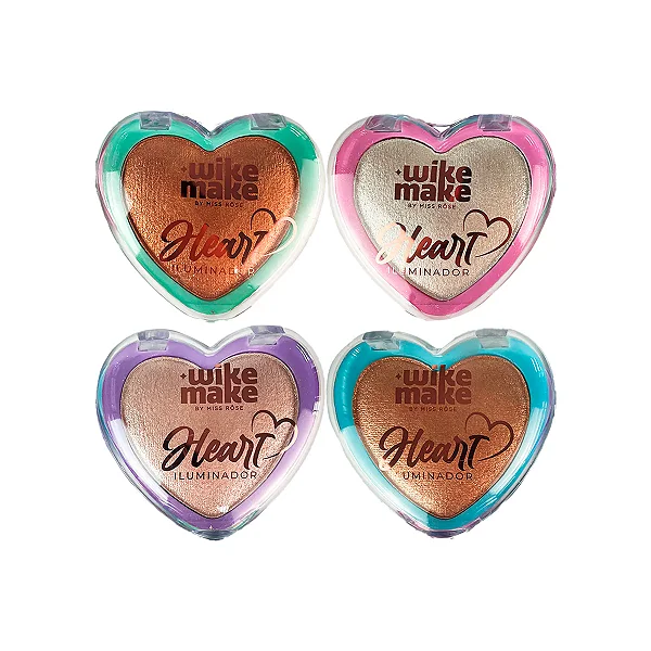Iluminador Heart Wike Make By Miss Rose