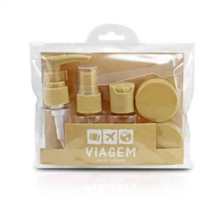 Kit de Frascos para Viagem de 7 Peças