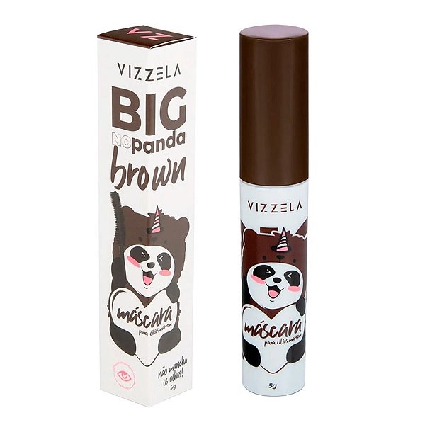 Vizzela Big No Panda Brown Máscara para Cílios