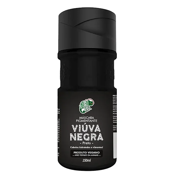 Kamaleão Color Máscara Pigmentante Semi-Permanente Viúva Negra