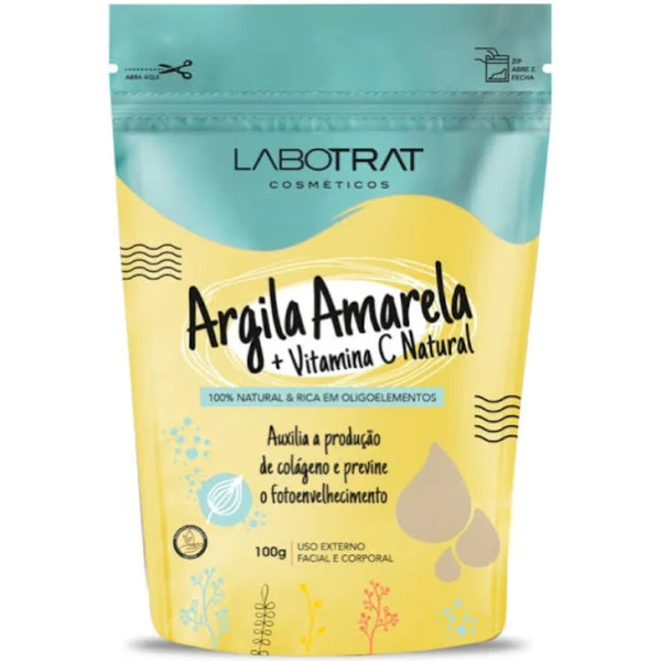 Argila Amarela Com Vitamina C