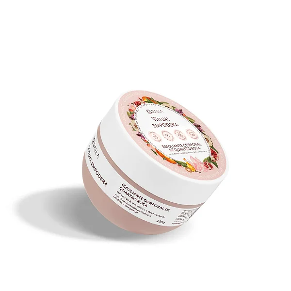 Esfoliante Corporal Quartzo Rosa Ritual Empodera Dalla