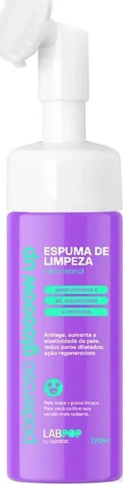 Labotrat LabPOP Poderoso Glow Up Espuma de Limpeza Facial 130ml