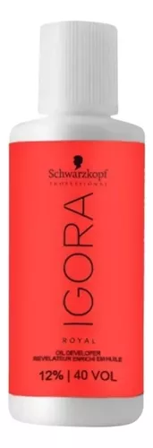 Igora Royal Schwarzkopf Loção Ativadora Ox Água Oxigenada 40 Volumes 60 ml