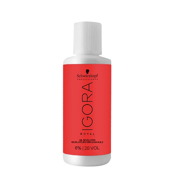 Igora Royal Schwarzkopf Loção Ativadora Ox Água Oxigenada 20 Volumes 60 ml
