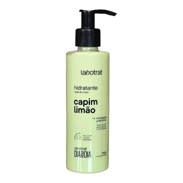 Labotrat Dia a Dia Capim Limão Creme Hidratante Corporal e Facial 190ml