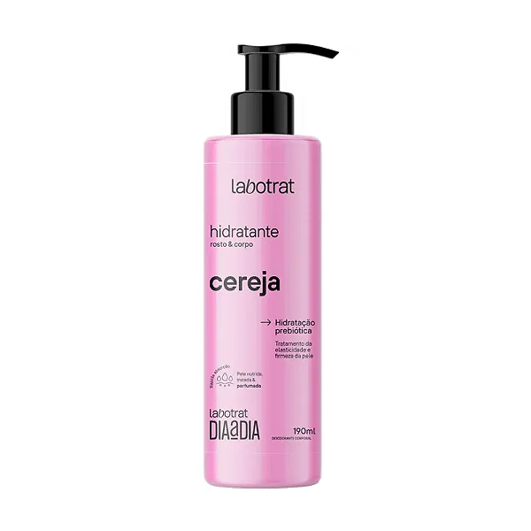 Labotrat Dia a Dia Cereja Creme Hidratante Corporal e Facial 190ml