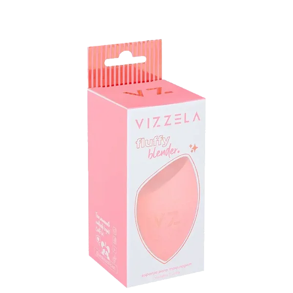 Vizzela Cosméticos Fluffy Blender Esponja de Maquiagem