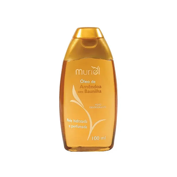 Óleo corporal muriel de amêndoas com baunilha 100ml
