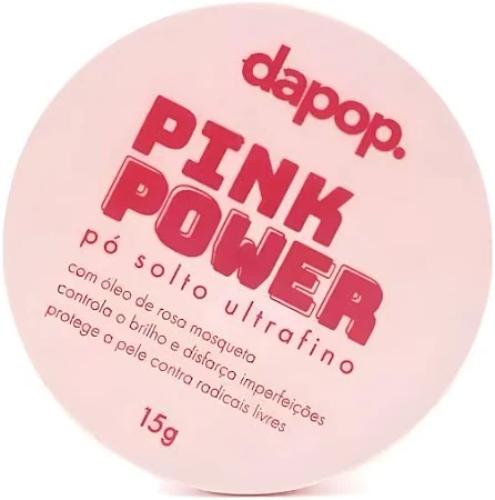 Pó Solto Ultrafino Pink Power Dapop