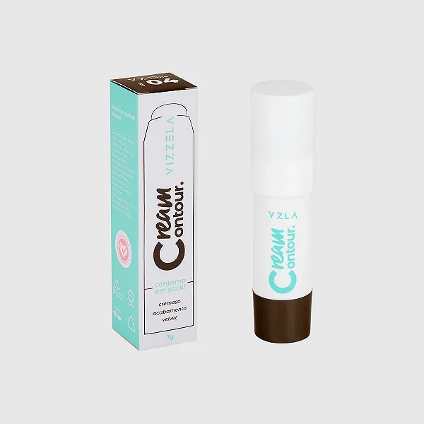 Vizzela Cosméticos Cream Contour 04 Contorno em Bastão