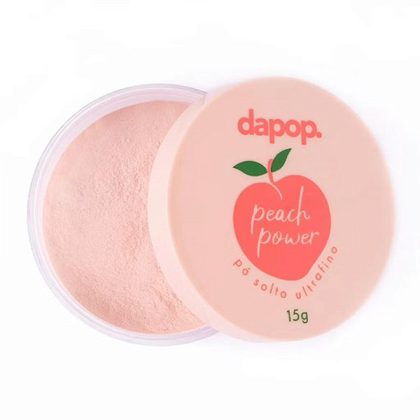 Pó Solto Finalizador Vegano Peach Power Dapop