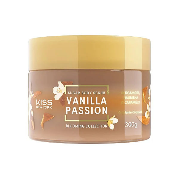 Esfoliante Corporal de Açúcar Vanilla Passion Kiss New York