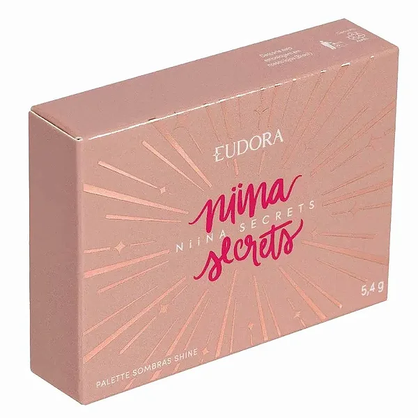 Paleta de Sombra Niina Secrets Rosé Shine 5,4 g
