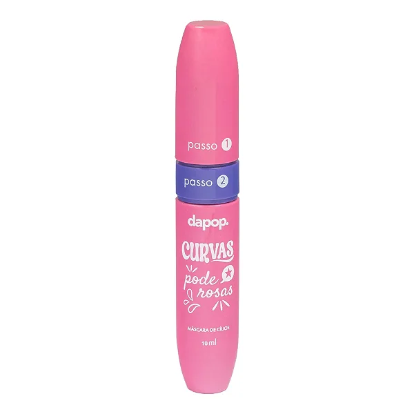 Máscara de Cílios 2 em 1 Curvas Poderosas Dapop 10 ml