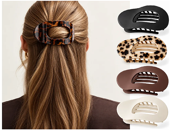 Presilha de Cabelo Oval 9cm