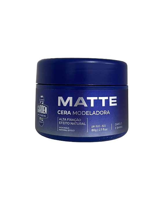 Pomada Modeladora Matte (Efeito seco)- Garden For Men (80g e 120g)
