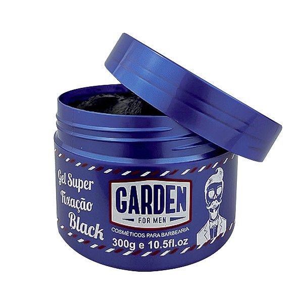 Gel Super Fixação Black - Garden For Men (300g)