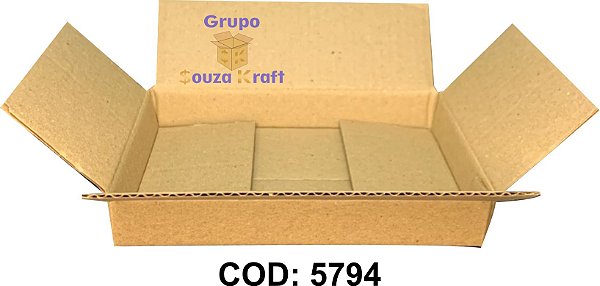Caixa de Papelão Maleta Normal 15x10x2cm - Pacote com 150