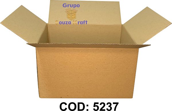 Caixa de Papelão Maleta Normal 24x18x14cm - Pacote com 100