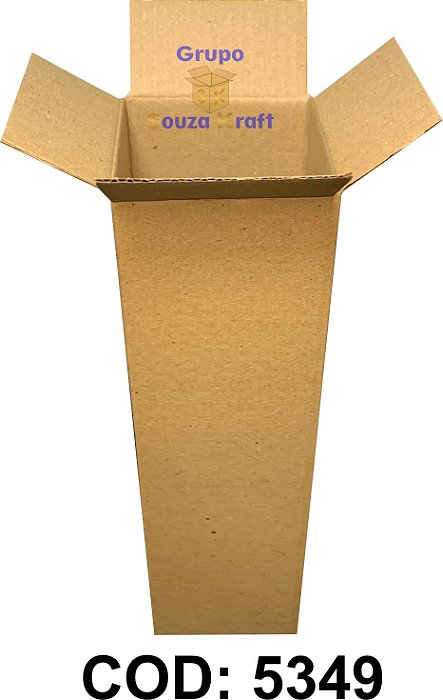 Caixa de Papelão Maleta Normal 9x9x30cm - Pacote com 100
