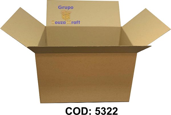 Caixa de Papelão Maleta Normal 40x30x25cm - Pacote com 20