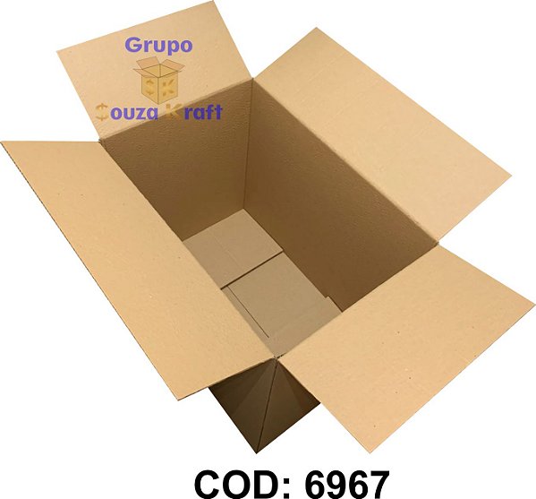 Caixa de Papelão Maleta Normal 60x40x50cm - Pacote com 10